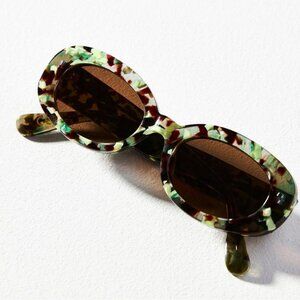 Lele Sadoughi Oceanside Oval Sunglasses